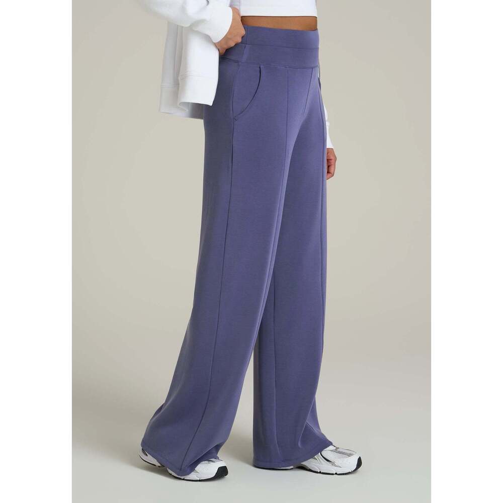 Women's Wide Leg Pants in Blue - Picture 3 of 3
